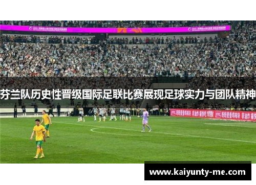 芬兰队历史性晋级国际足联比赛展现足球实力与团队精神